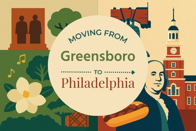 Moving from Greensboro to Philadelphia