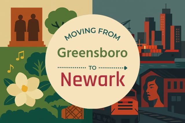 Moving from Greensboro to Newark