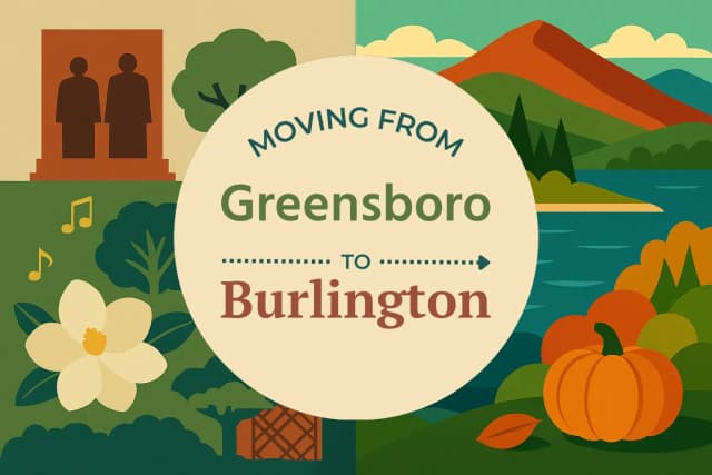 Moving from Greensboro to Burlington
