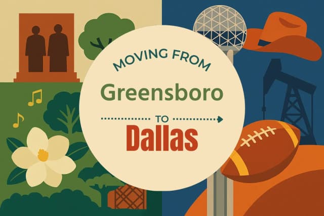 Moving from Greensboro to Dallas