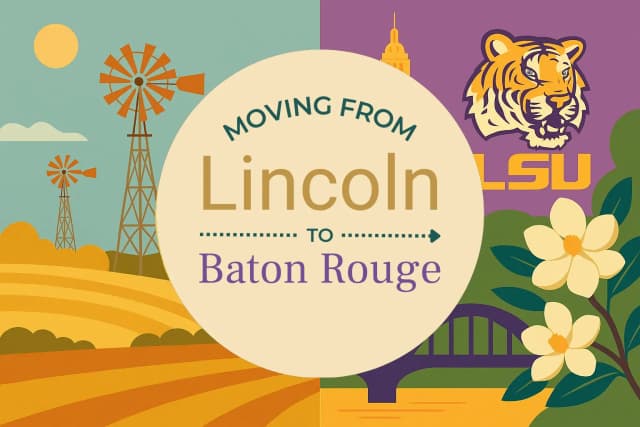 Moving from Lincoln to Baton Rouge