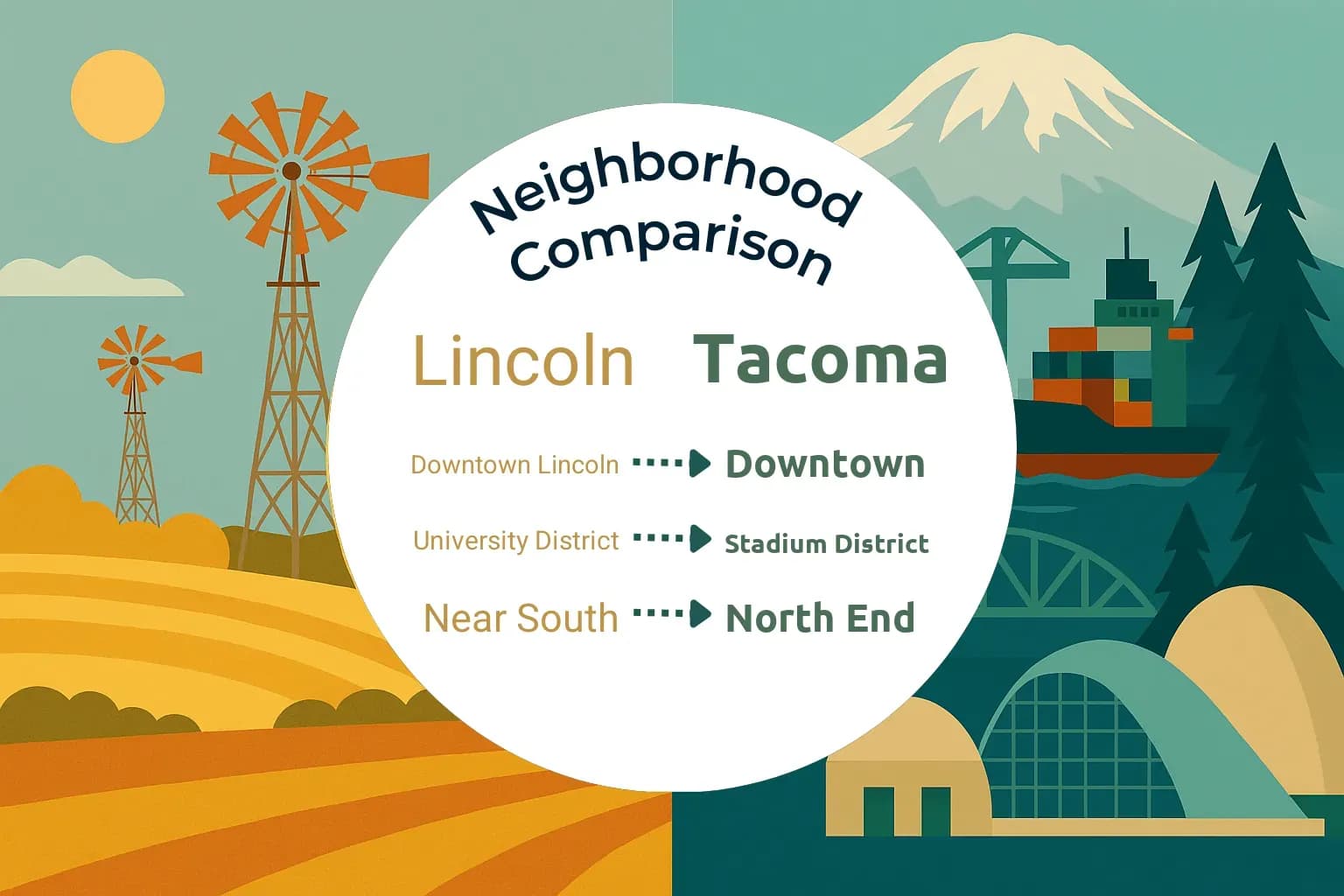 Lincoln vs Tacoma Neighborhood Comparison