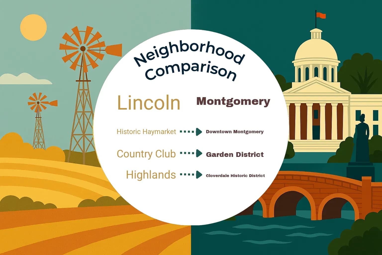 Lincoln vs Montgomery Neighborhood Comparison