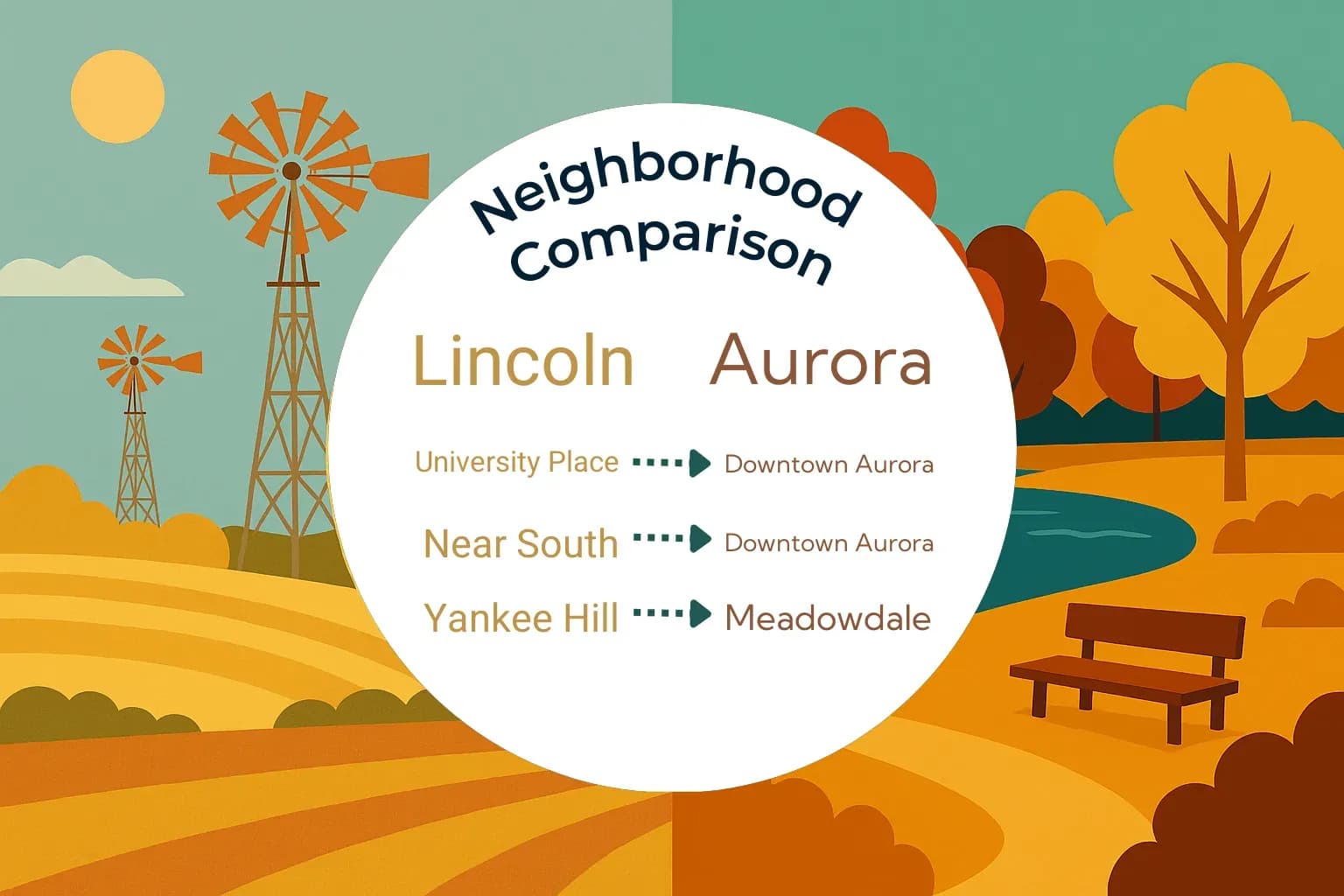 Lincoln vs Aurora Neighborhood Comparison