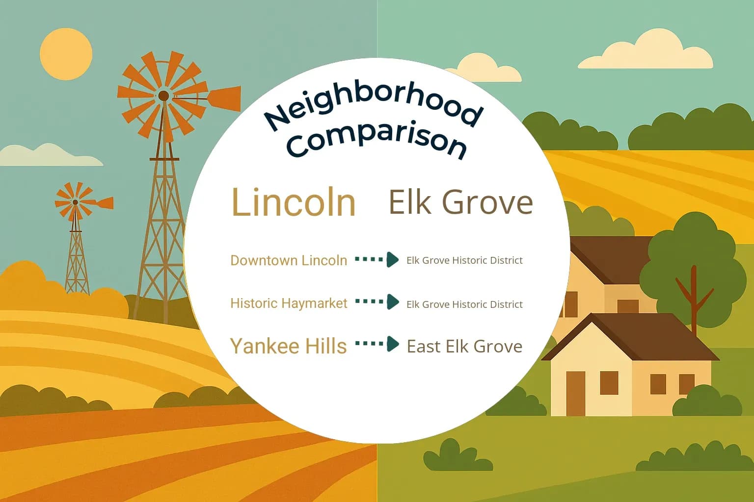 Lincoln vs Elk Grove Neighborhood Comparison