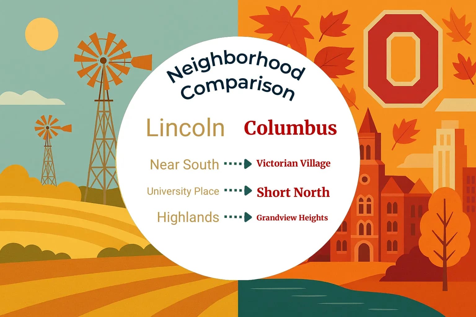 Lincoln vs Columbus Neighborhood Comparison