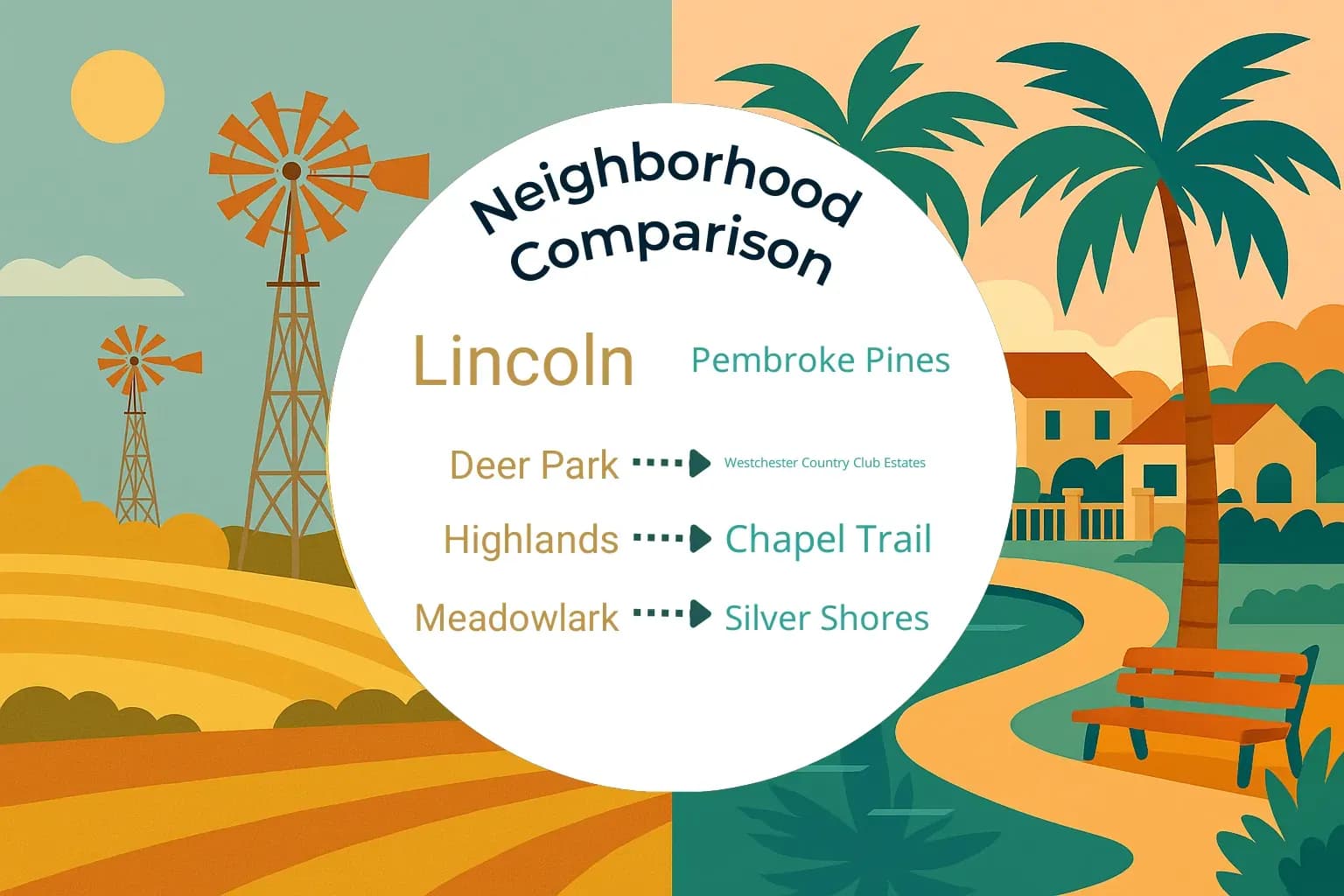 Lincoln vs Pembroke Pines Neighborhood Comparison