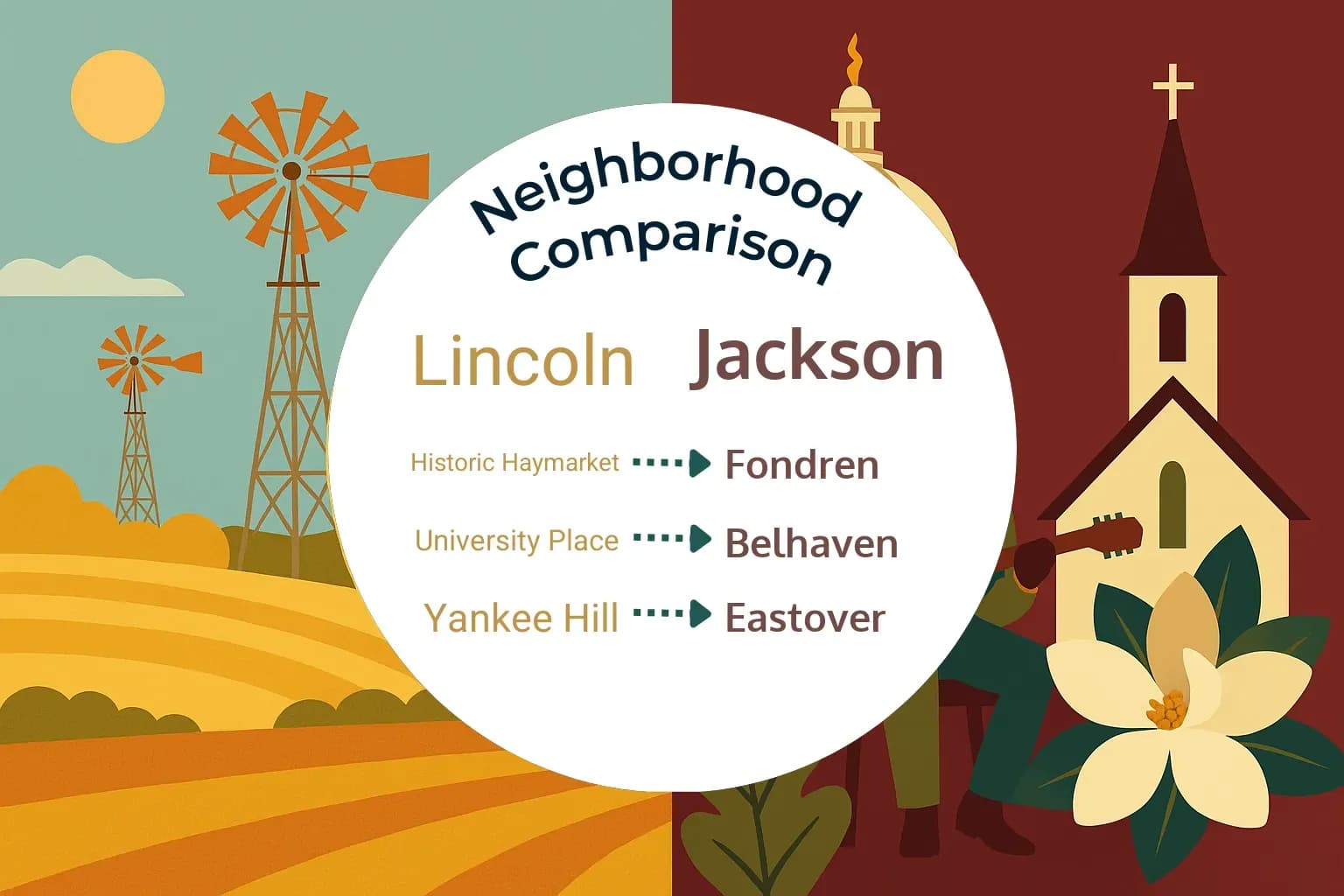Lincoln vs Jackson Neighborhood Comparison