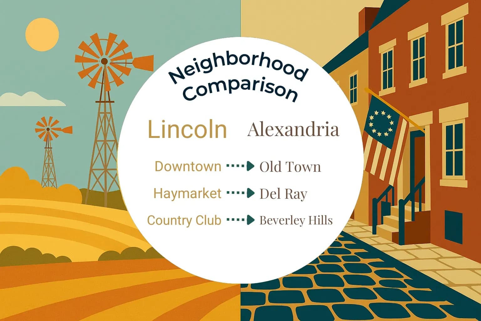Lincoln vs Alexandria Neighborhood Comparison