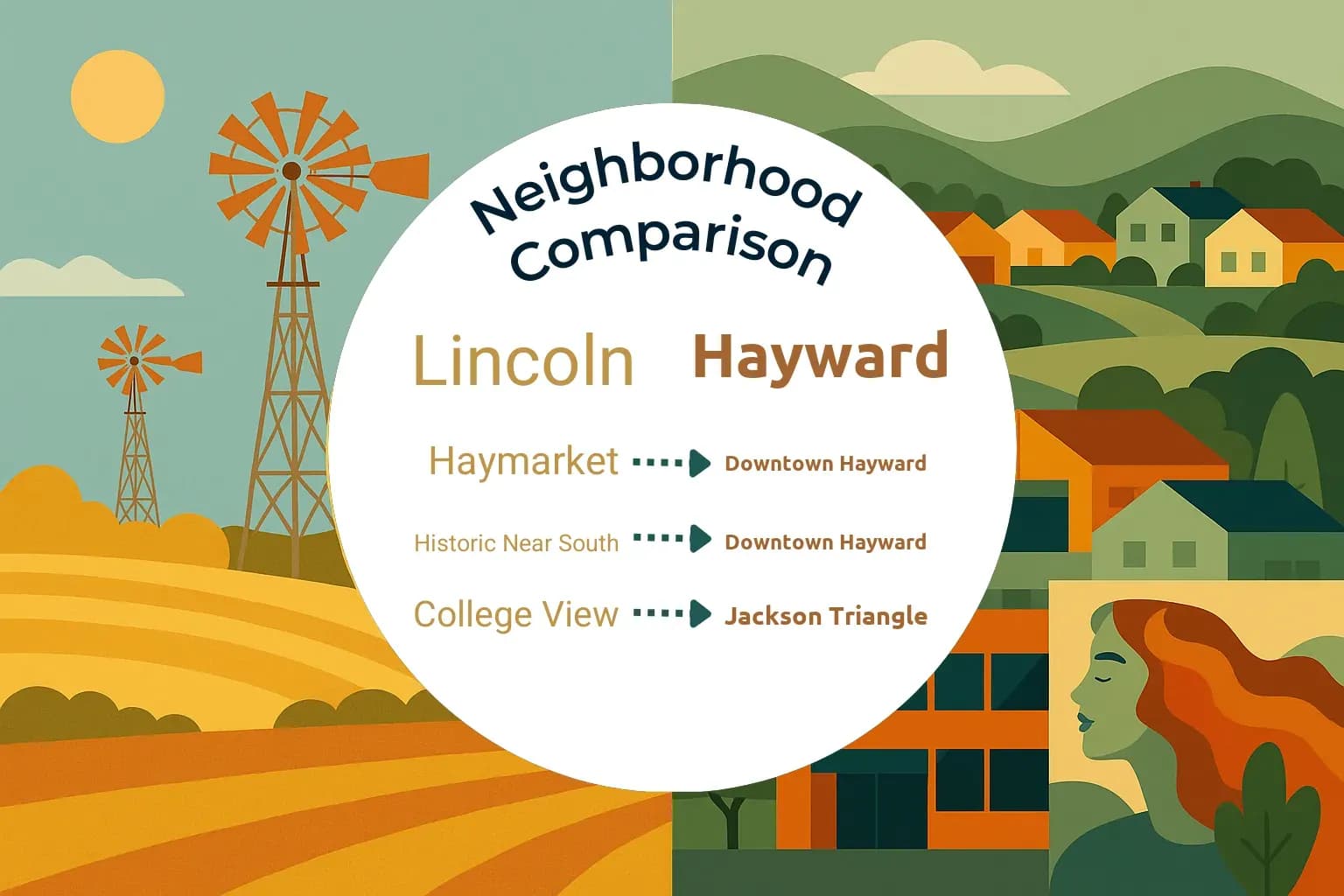 Lincoln vs Hayward Neighborhood Comparison