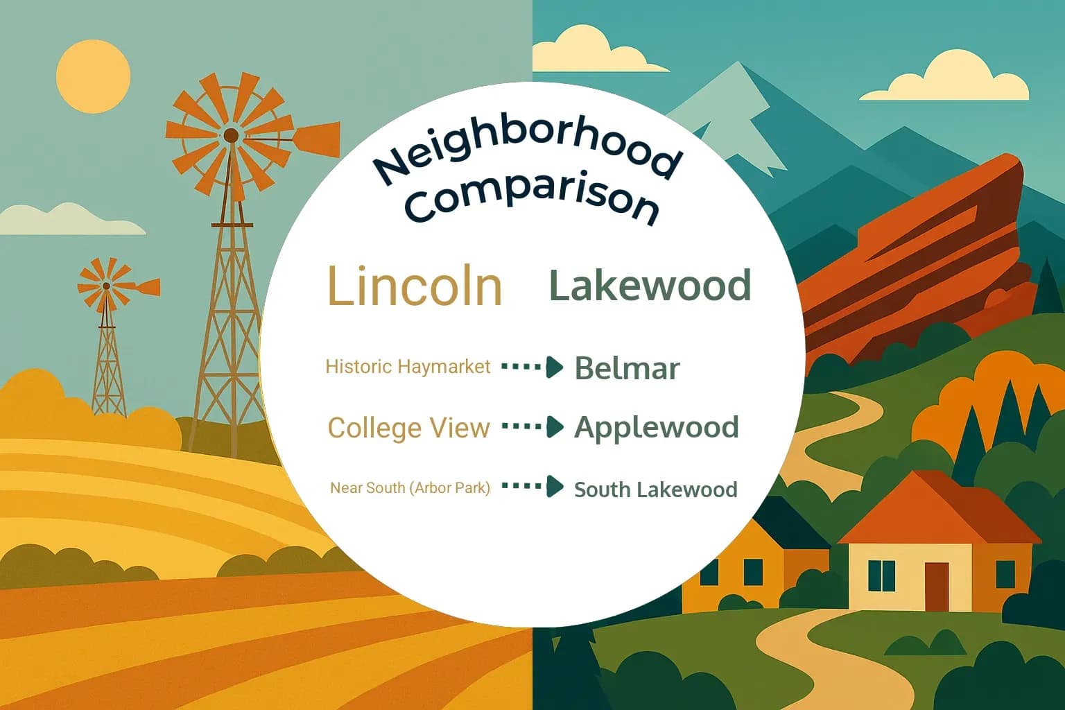 Lincoln vs Lakewood Neighborhood Comparison