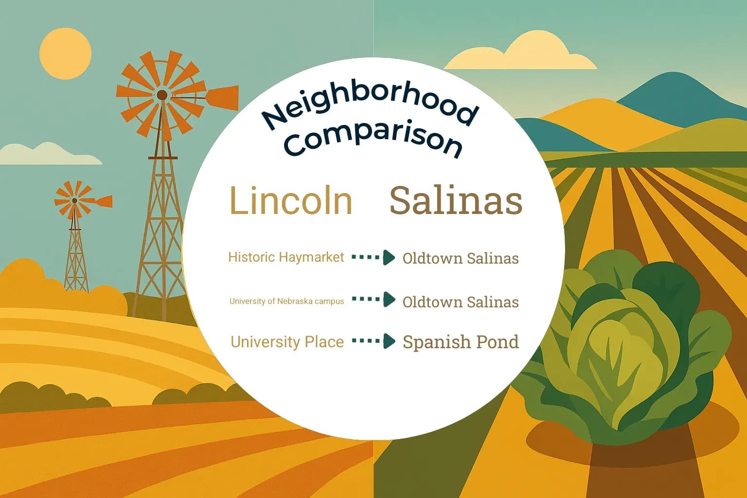 Lincoln vs Salinas Neighborhood Comparison