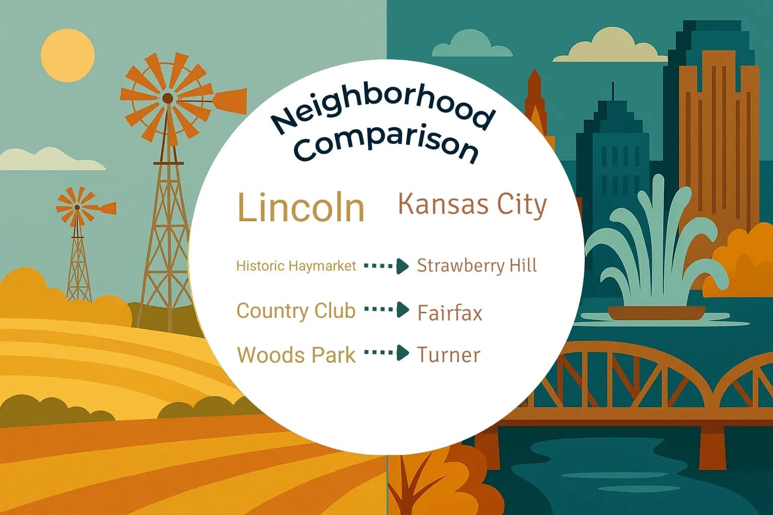 Lincoln vs Kansas City Neighborhood Comparison