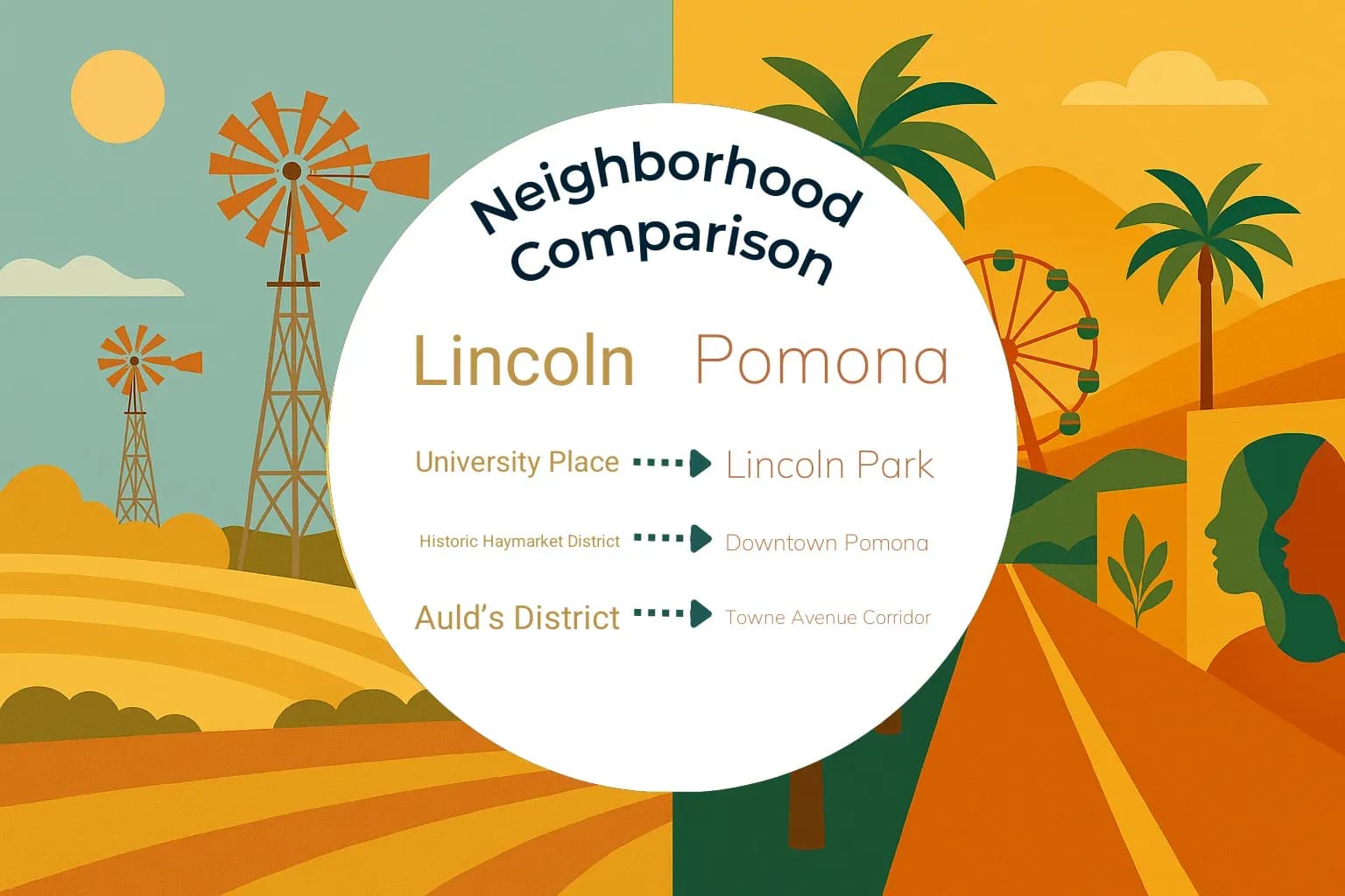 Lincoln vs Pomona Neighborhood Comparison
