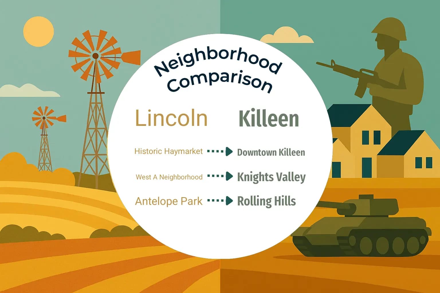 Lincoln vs Killeen Neighborhood Comparison