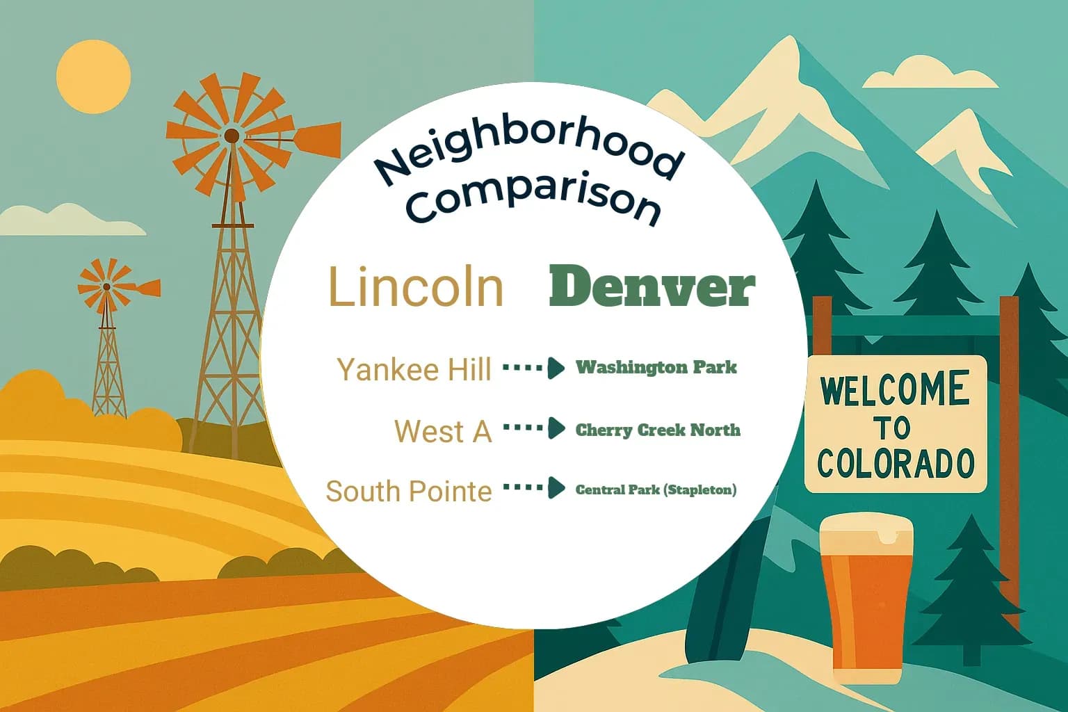 Lincoln vs Denver Neighborhood Comparison