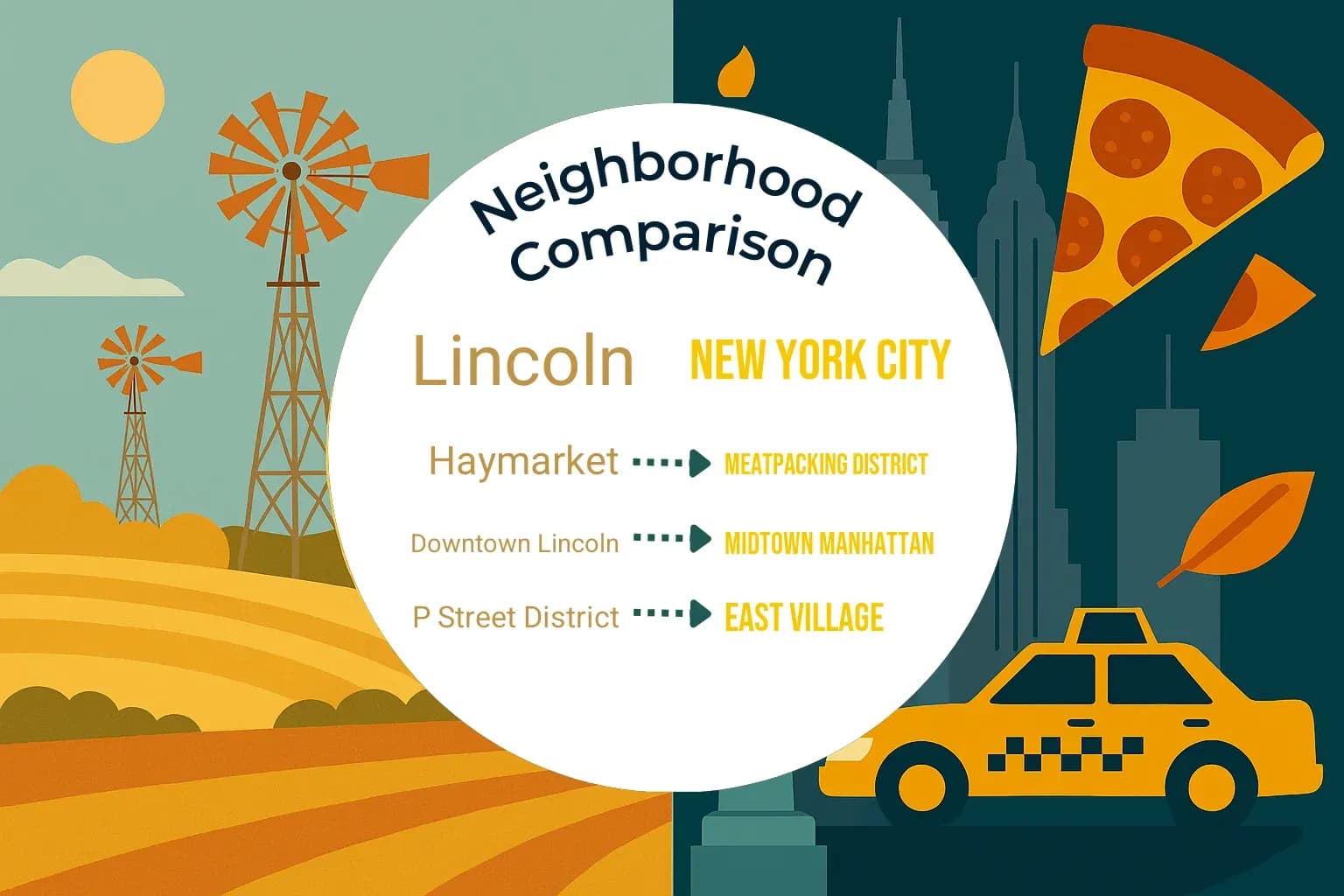 Lincoln vs New York City Neighborhood Comparison