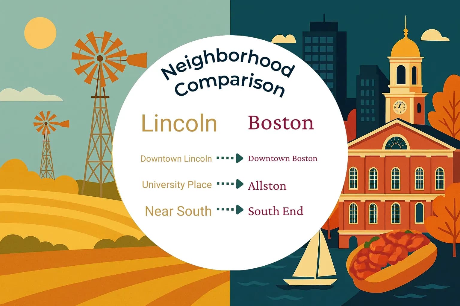 Lincoln vs Boston Neighborhood Comparison