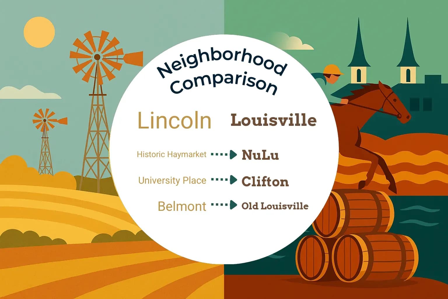 Lincoln vs Louisville Neighborhood Comparison