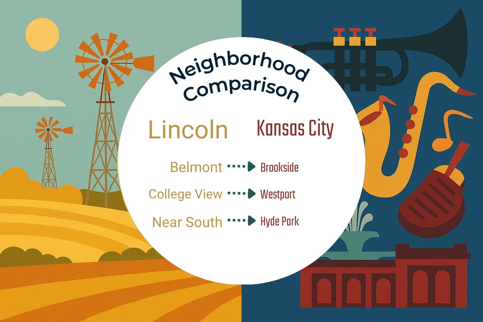 Lincoln vs Kansas City Neighborhood Comparison