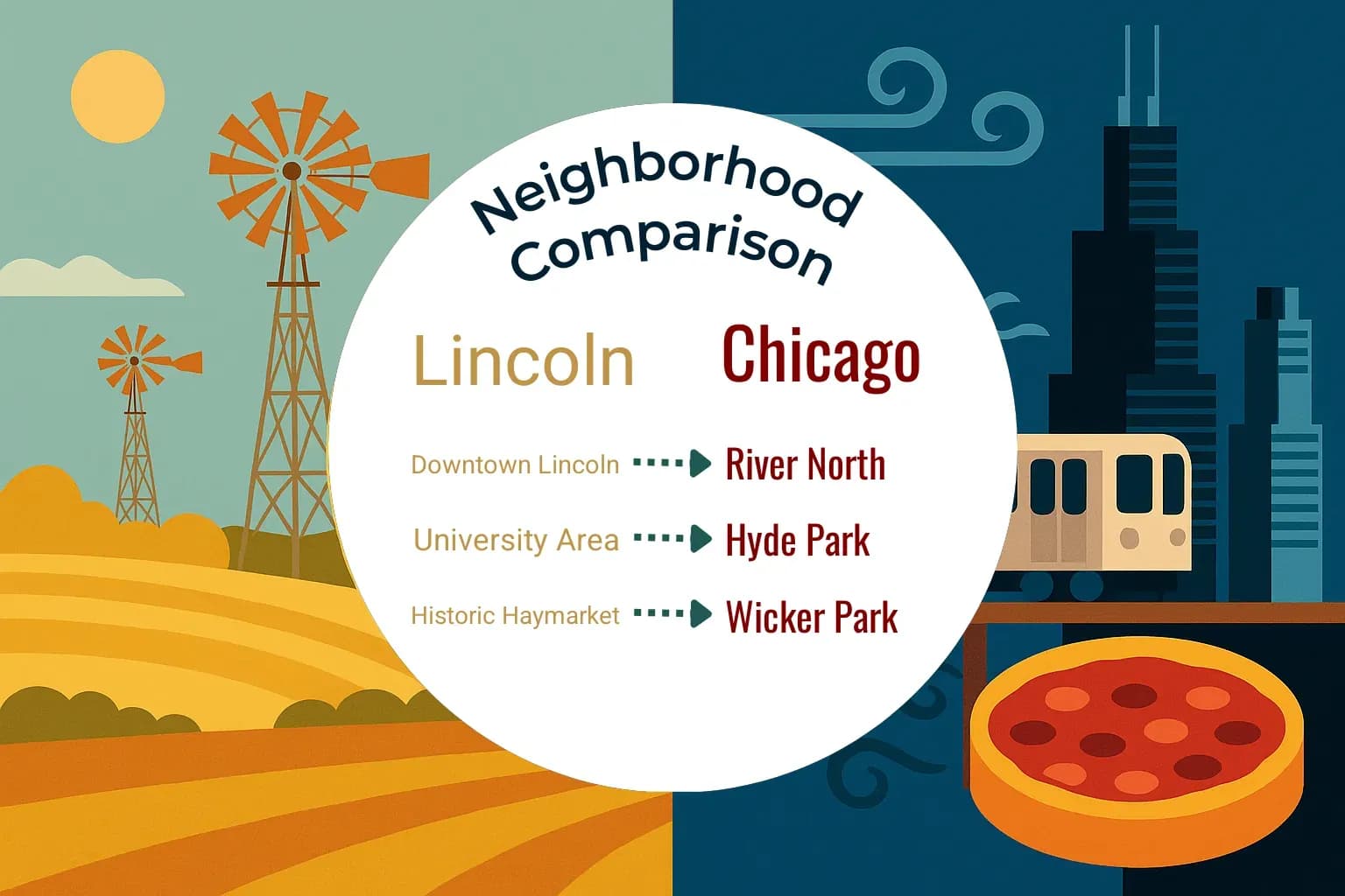 Lincoln vs Chicago Neighborhood Comparison