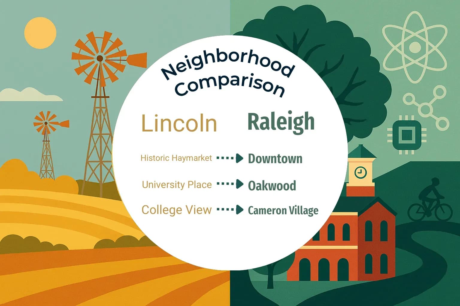 Lincoln vs Raleigh Neighborhood Comparison