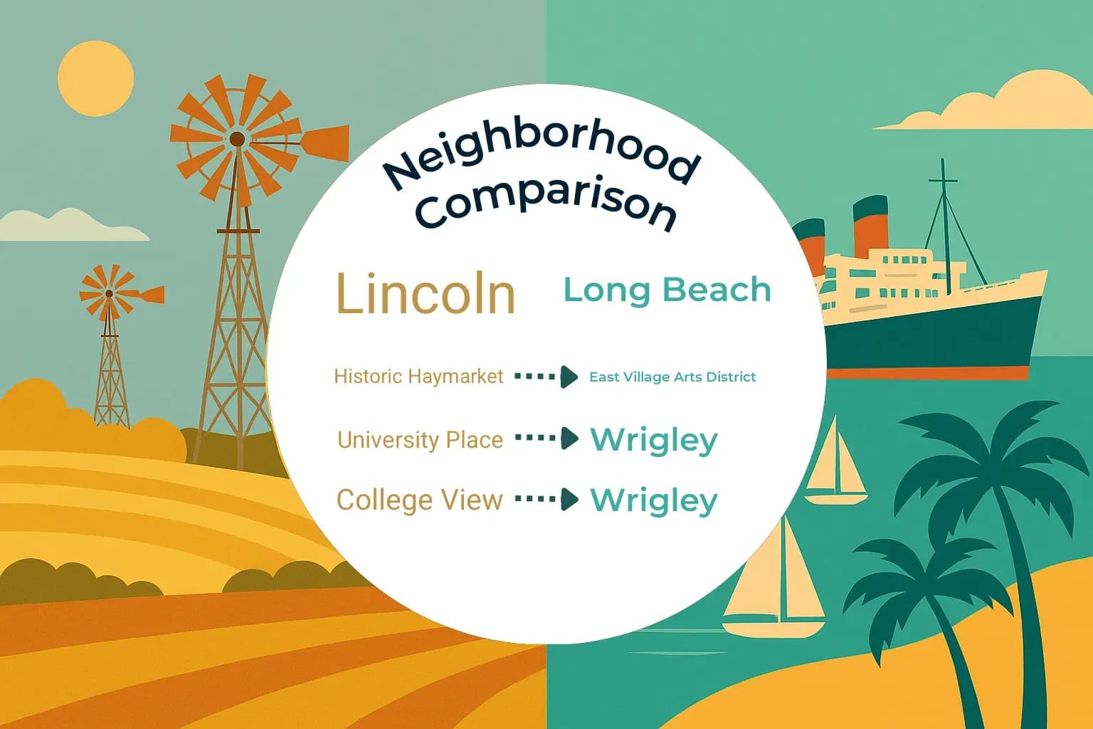 Lincoln vs Long Beach Neighborhood Comparison