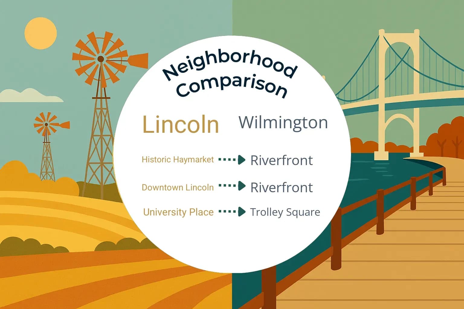 Lincoln vs Wilmington Neighborhood Comparison
