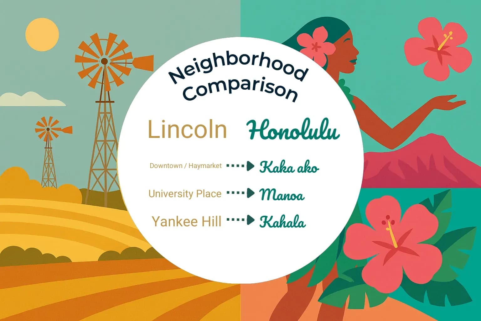 Lincoln vs Honolulu Neighborhood Comparison
