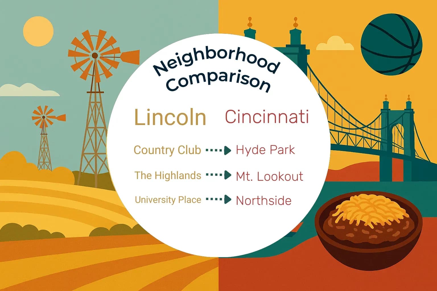 Lincoln vs Cincinnati Neighborhood Comparison