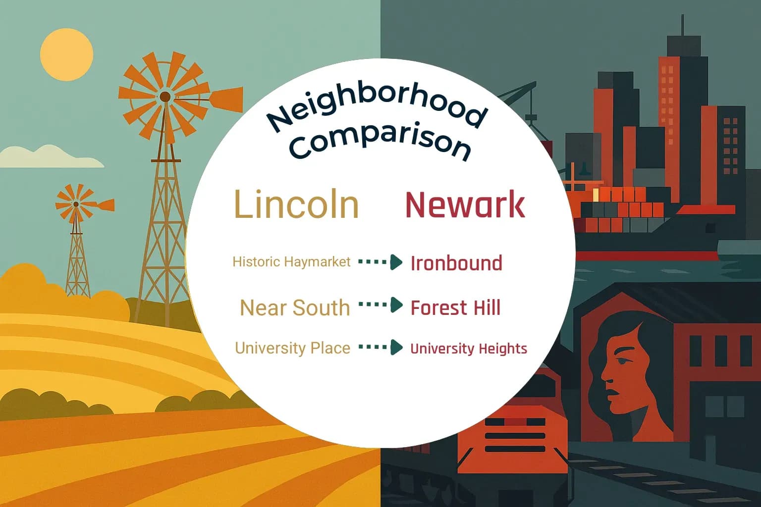 Lincoln vs Newark Neighborhood Comparison