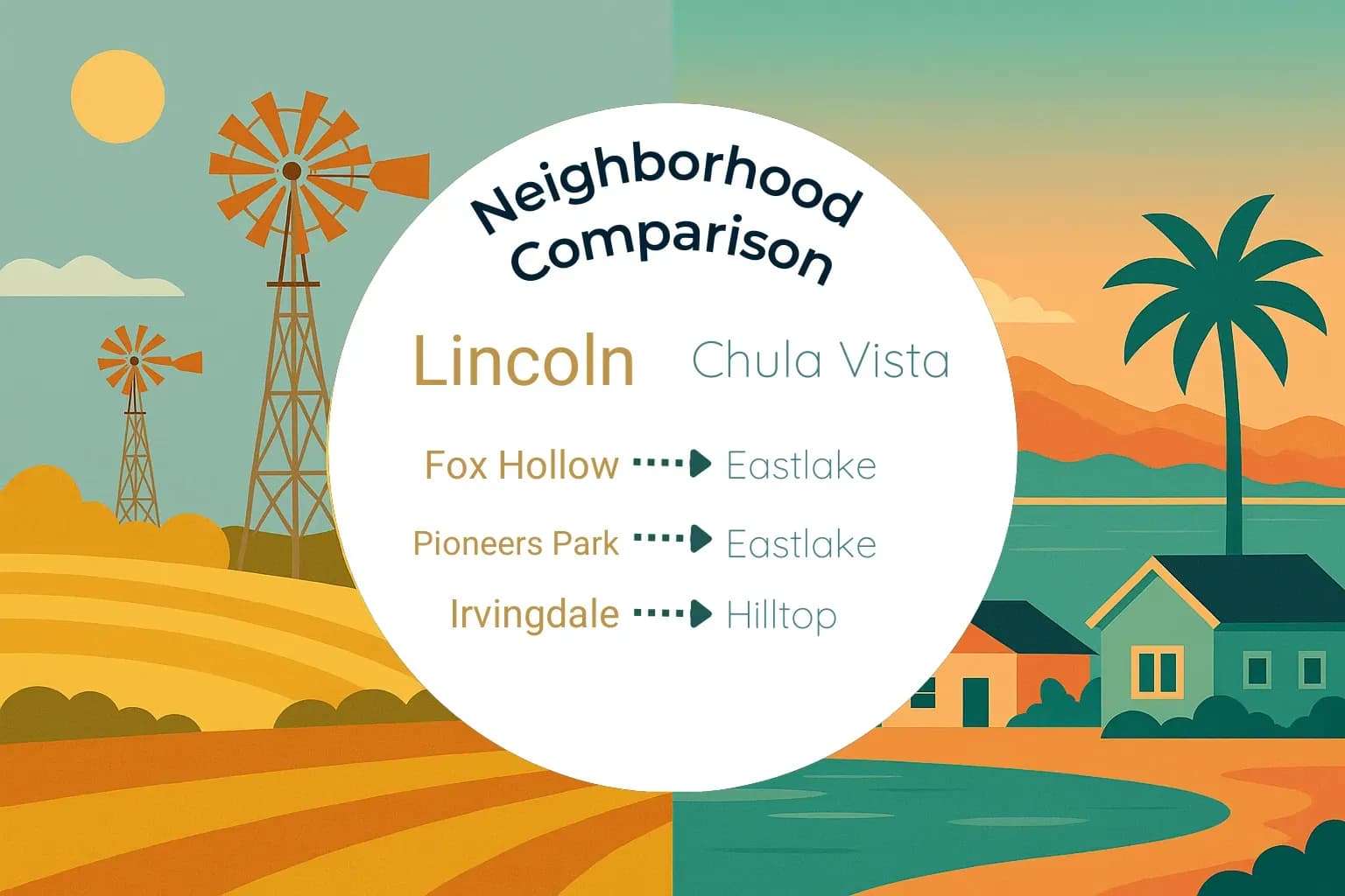 Lincoln vs Chula Vista Neighborhood Comparison