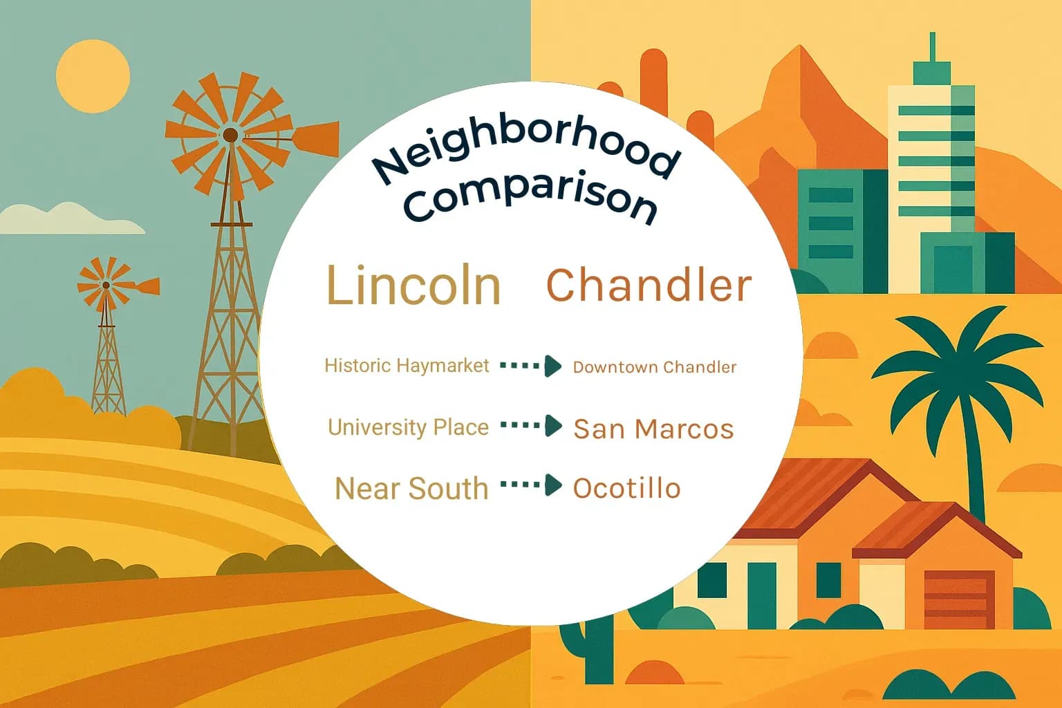 Lincoln vs Chandler Neighborhood Comparison