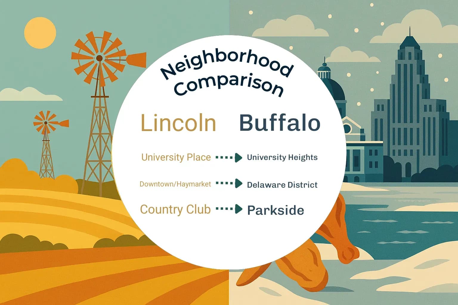 Lincoln vs Buffalo Neighborhood Comparison