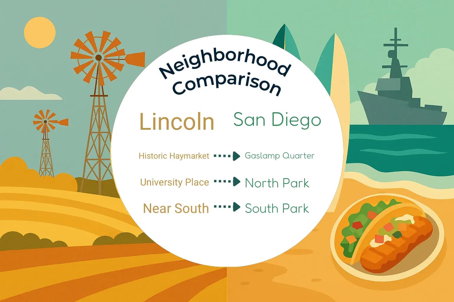 Lincoln vs San Diego Neighborhood Comparison