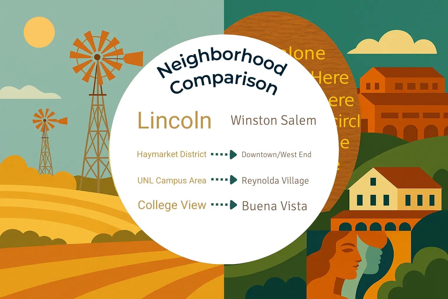 Lincoln vs Winston Salem Neighborhood Comparison