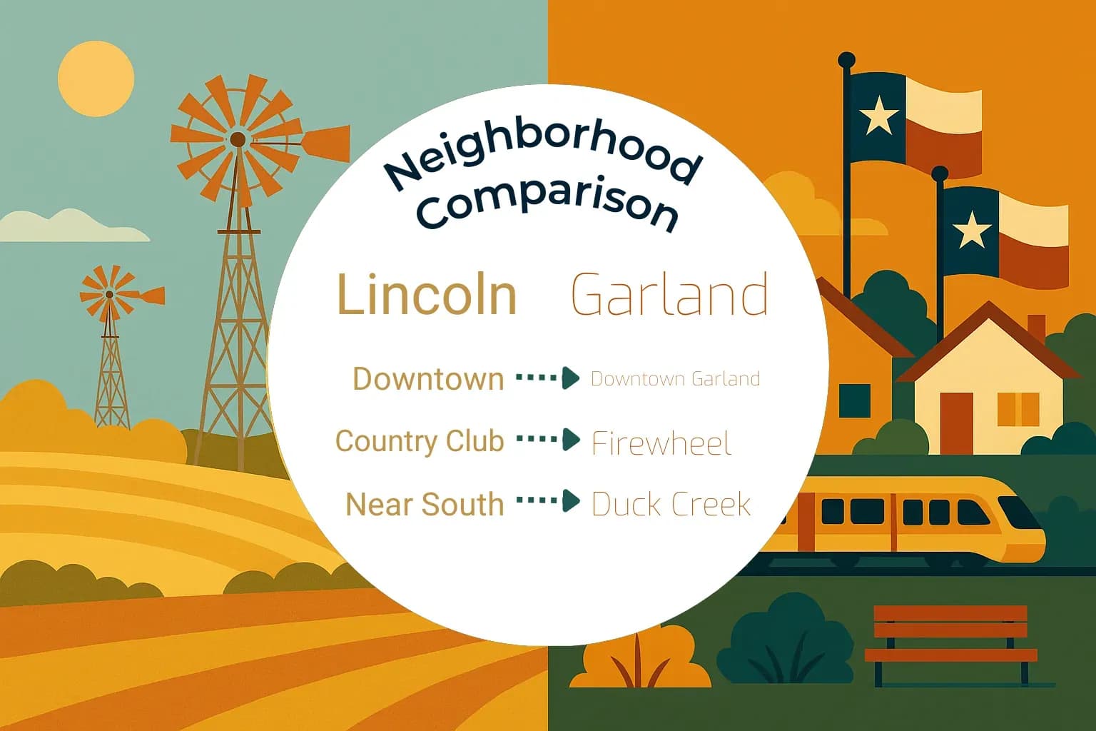 Lincoln vs Garland Neighborhood Comparison