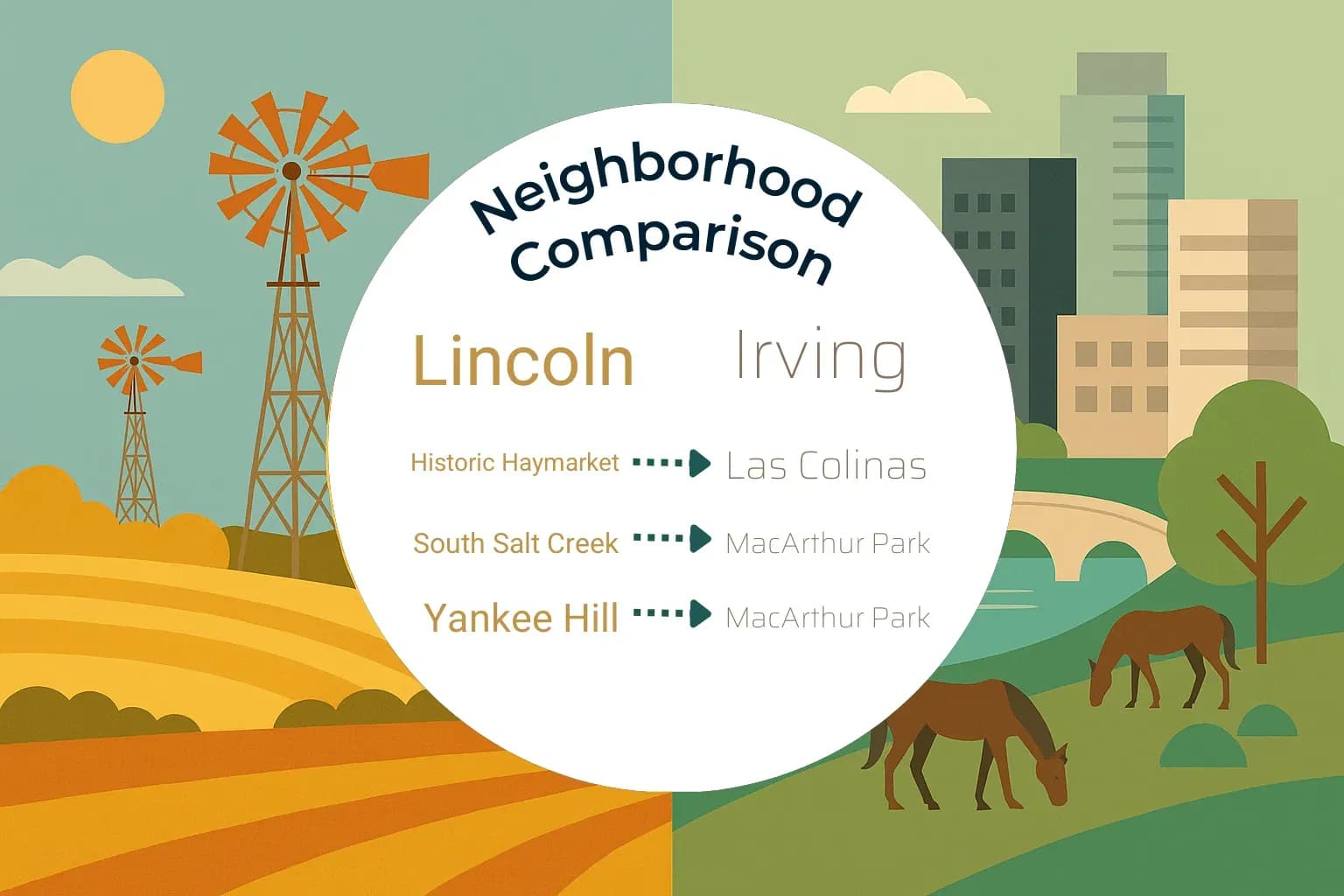 Lincoln vs Irving Neighborhood Comparison