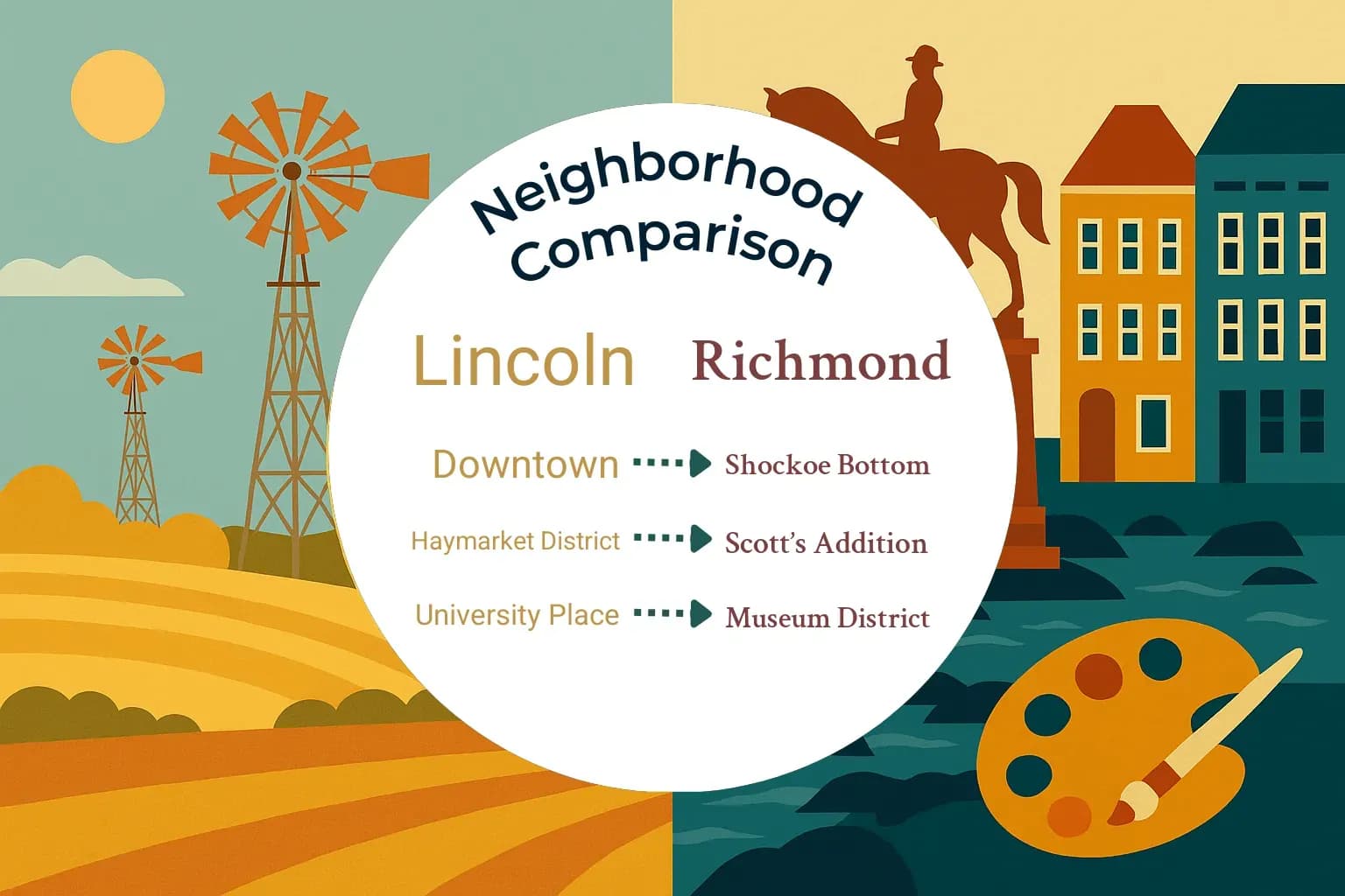 Lincoln vs Richmond Neighborhood Comparison