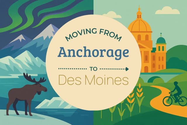 Moving from Anchorage to Des Moines