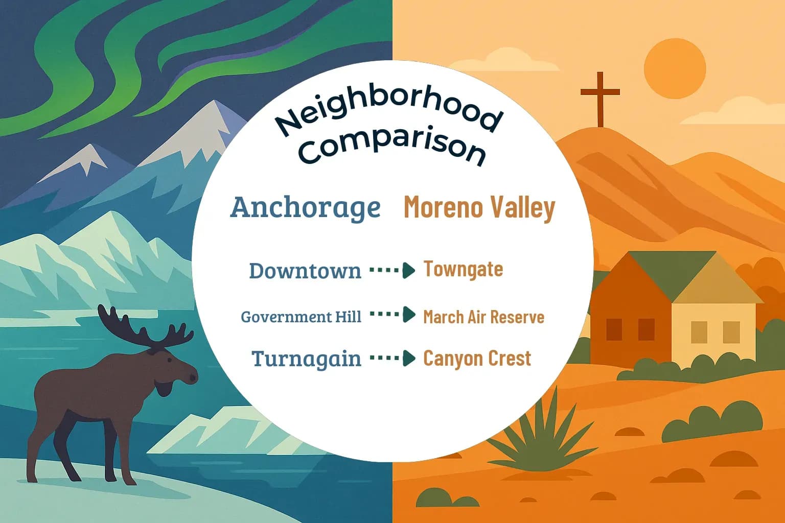 Anchorage vs Moreno Valley Neighborhood Comparison