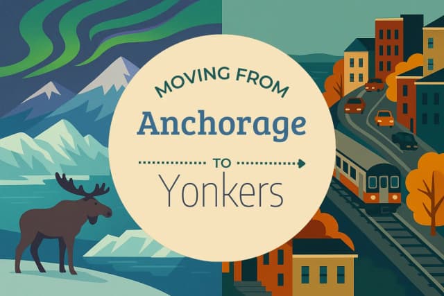 Moving from Anchorage to Yonkers