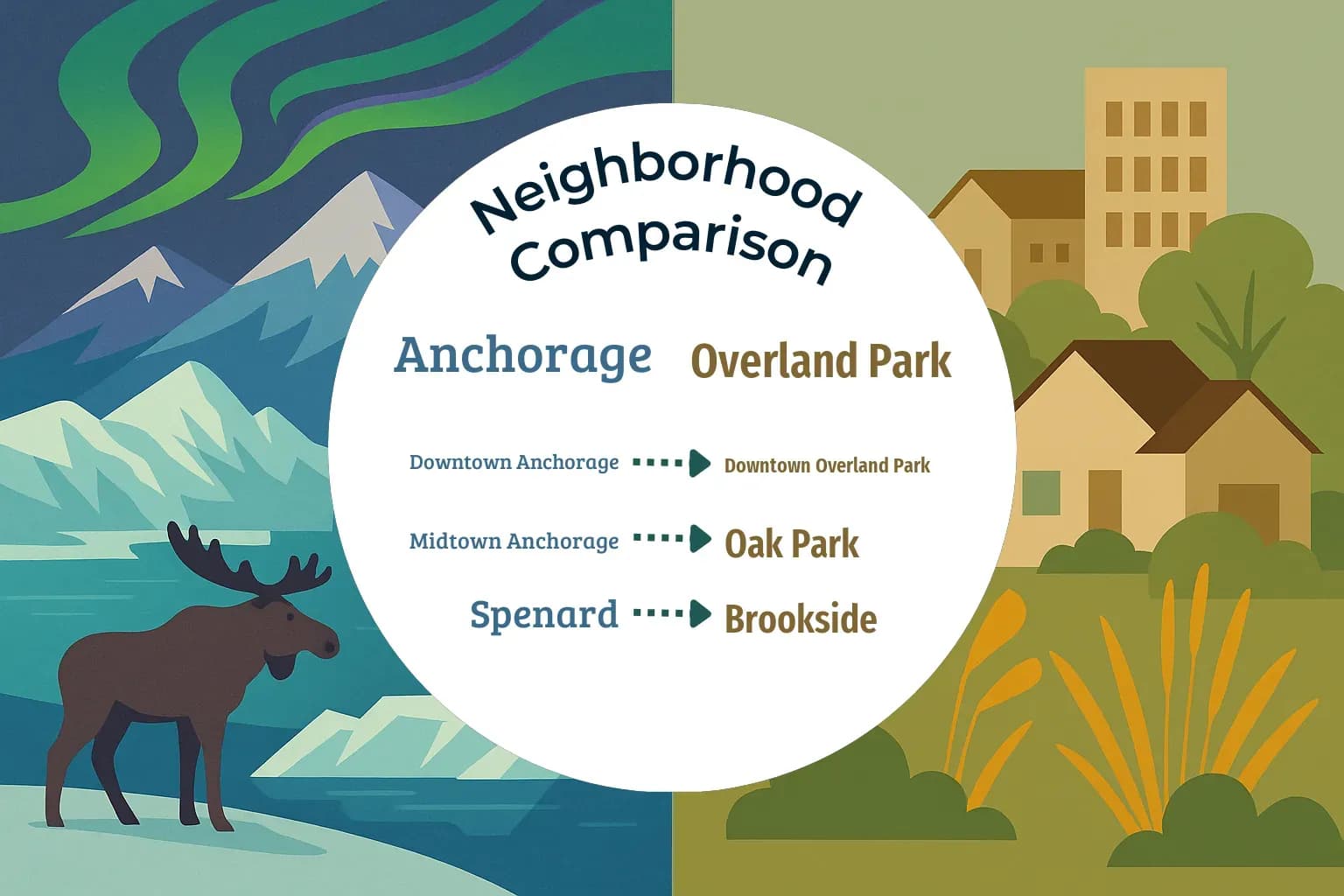 Anchorage vs Overland Park Neighborhood Comparison