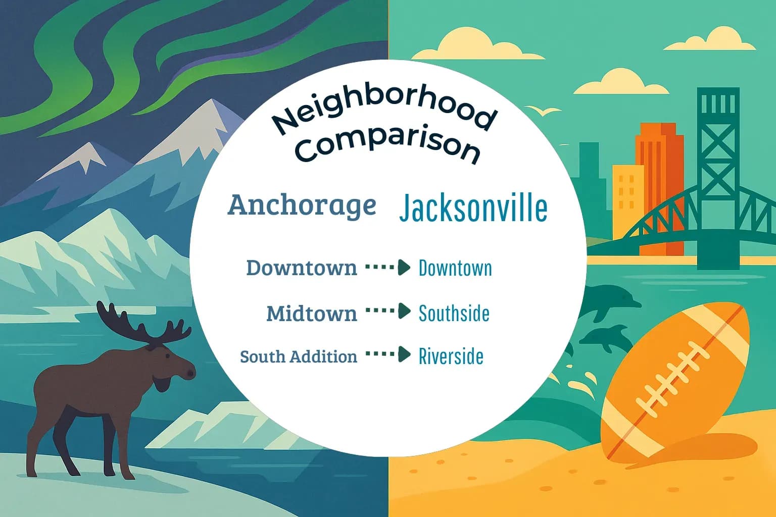 Anchorage vs Jacksonville Neighborhood Comparison