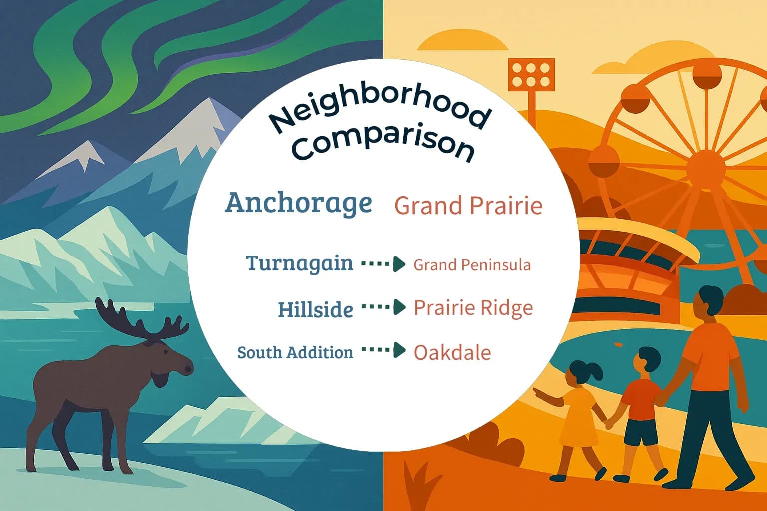 Anchorage vs Grand Prairie Neighborhood Comparison