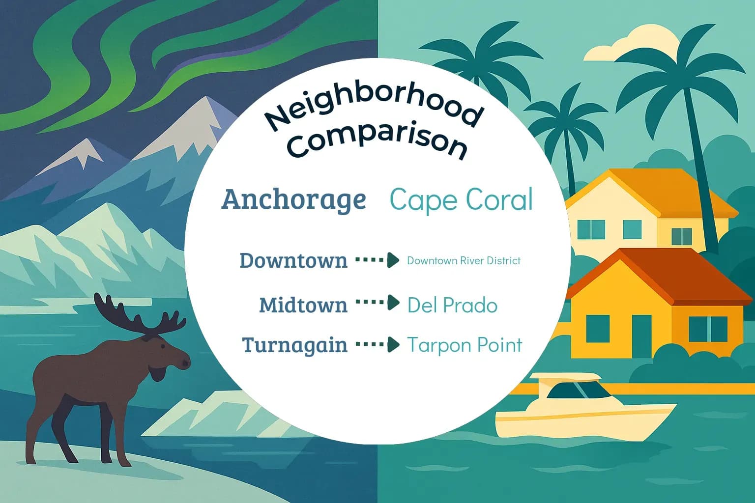Anchorage vs Cape Coral Neighborhood Comparison