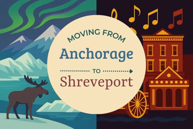Moving from Anchorage to Shreveport