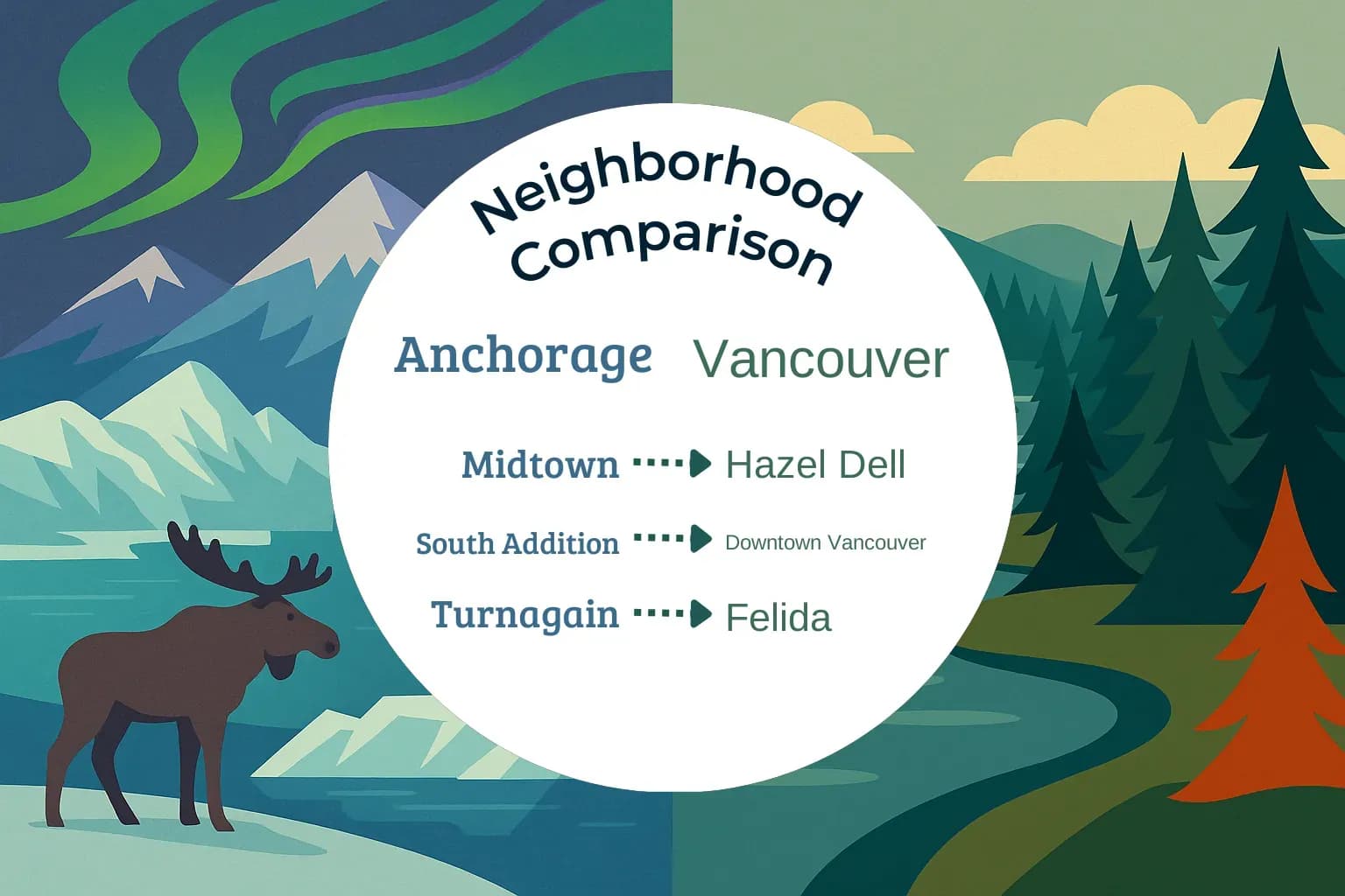 Anchorage vs Vancouver Neighborhood Comparison