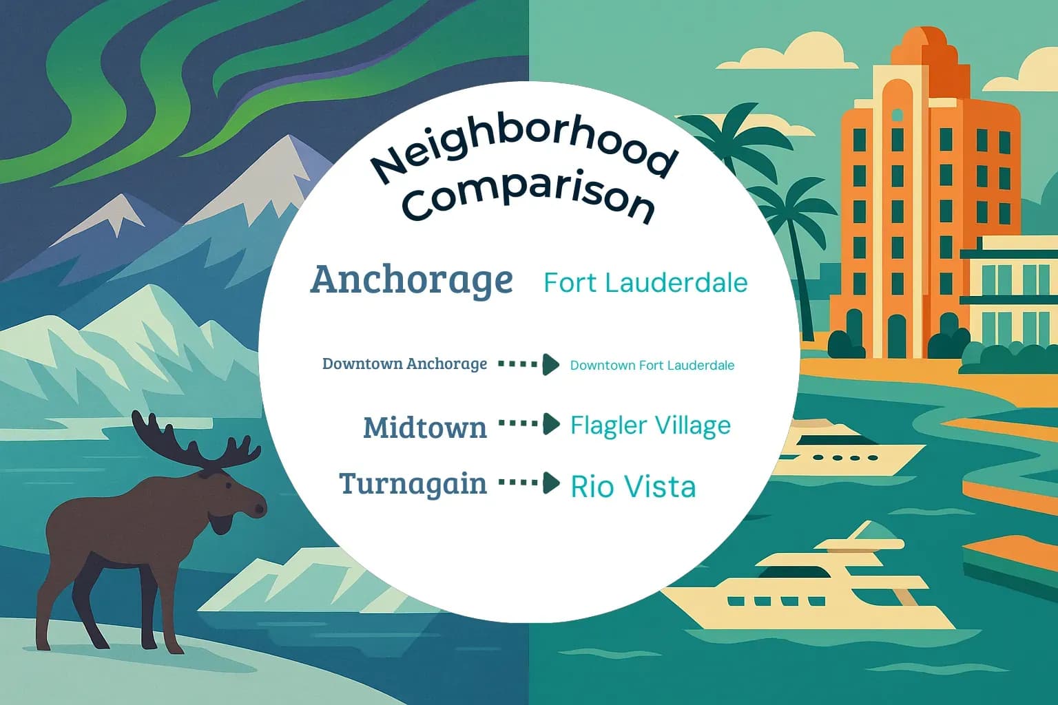 Anchorage vs Fort Lauderdale Neighborhood Comparison