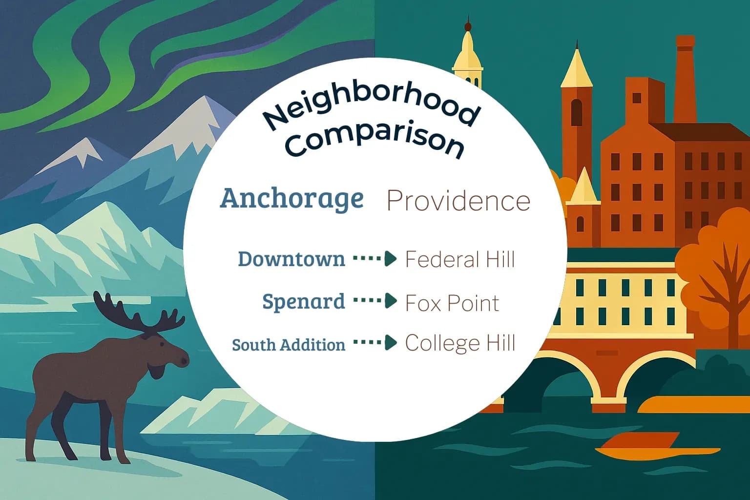 Anchorage vs Providence Neighborhood Comparison